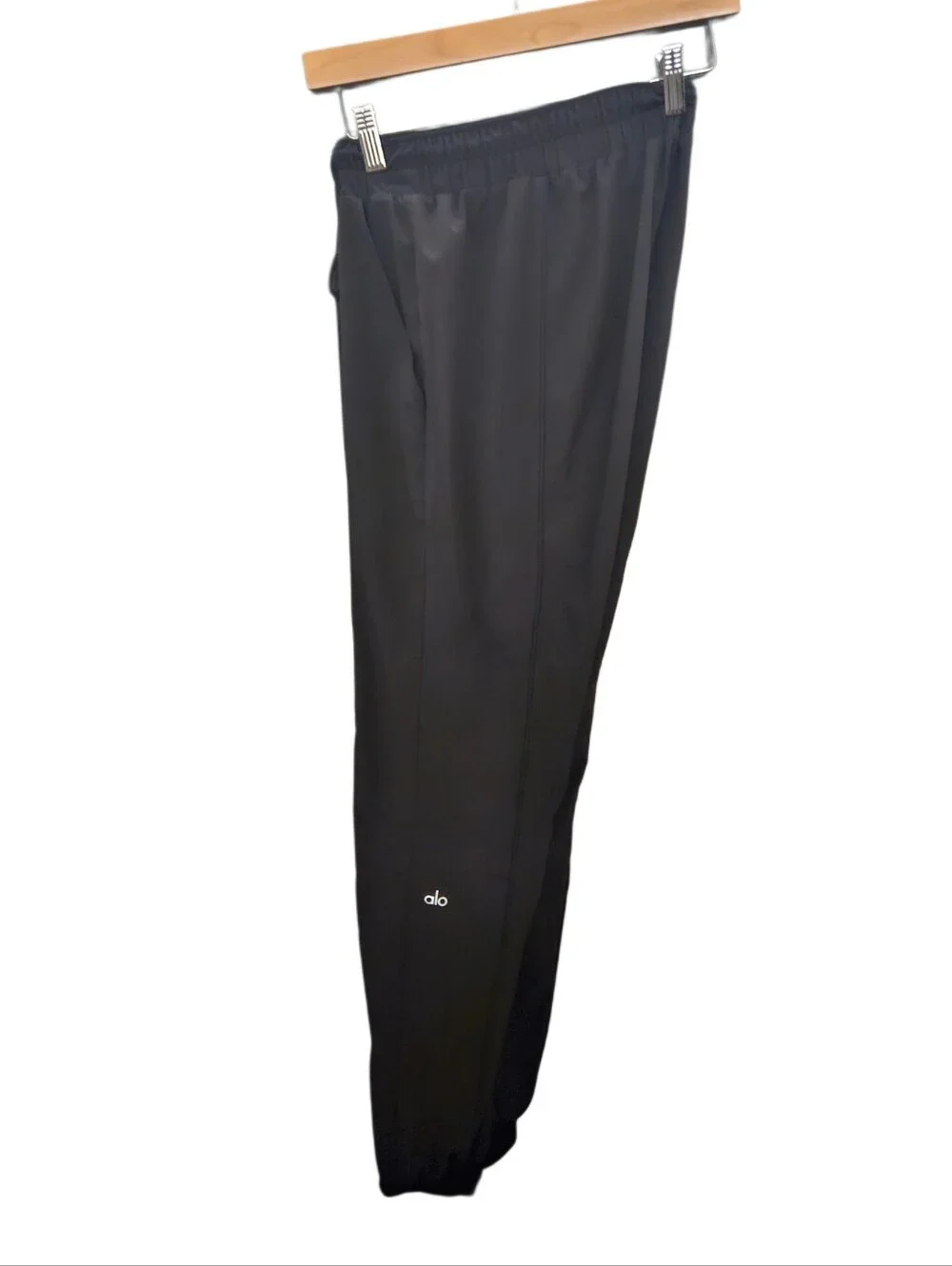 Alo Yoga Black Lightweight Drawstring Joggers Track Pants Size Medium